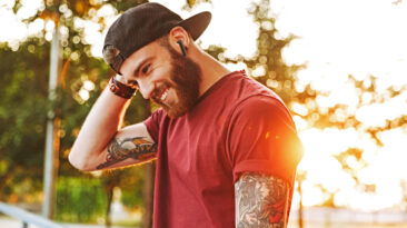 Auriculares ultra-ligeiros para o quotidiano